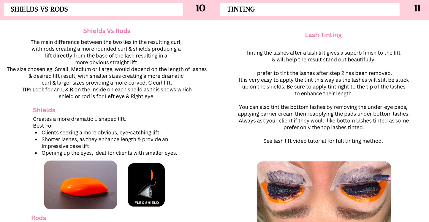 Lash Lift & Brow Lamination Courses - Online