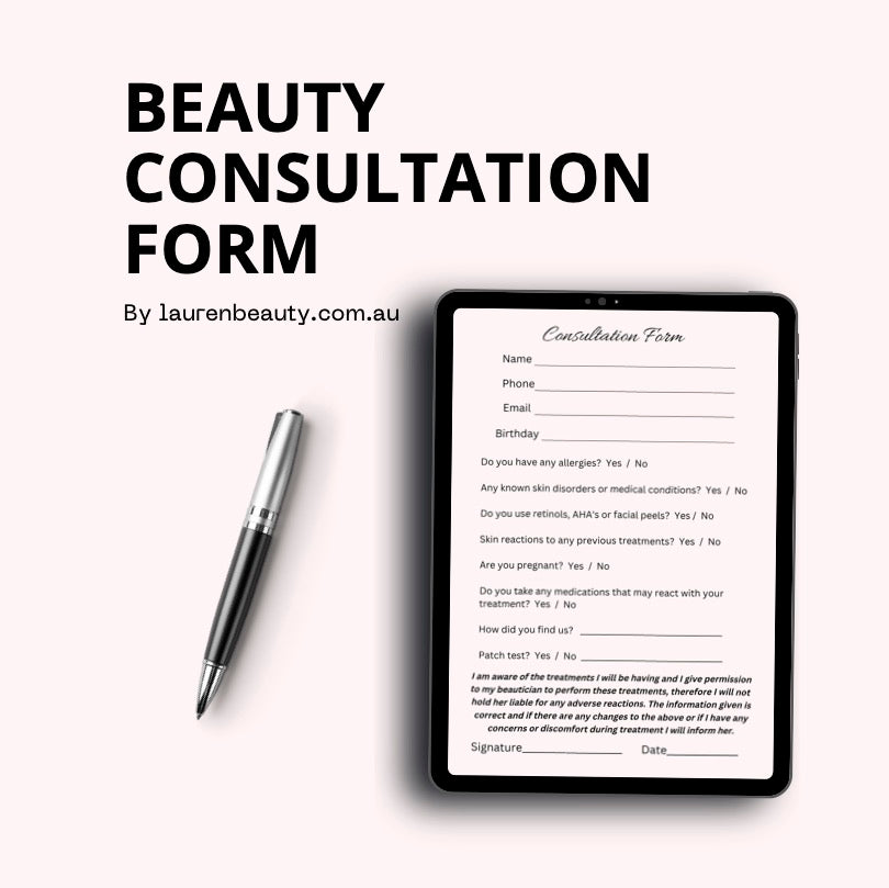 Beauty Consultation Form