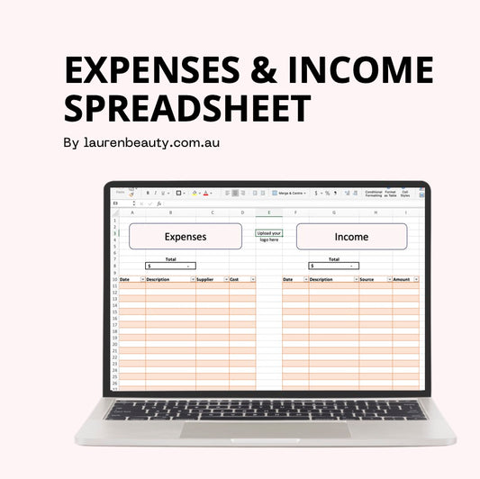 Expenses & Income Spreadsheet