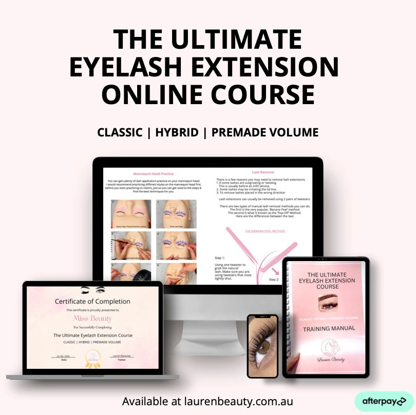 The Ultimate Eyelash Extension Course - Online