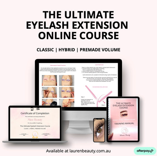 The Ultimate Eyelash Extension Course - Online