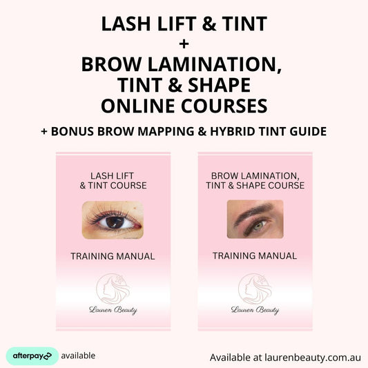Lash Lift & Brow Lamination Courses - Online